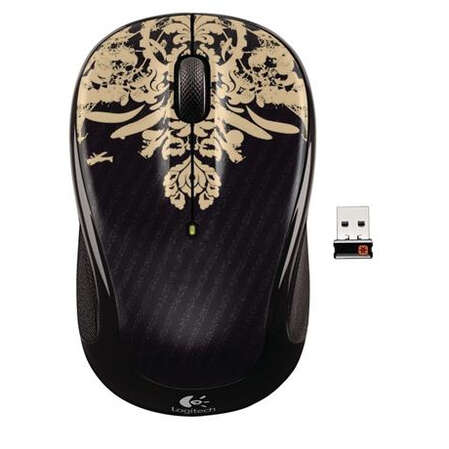 Мышь Logitech M325 Wireless Mouse Victorian Wallpaper Black-Brown USB 910-002409