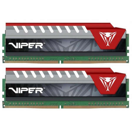 Модуль памяти DIMM 8Gb 2х4Gb DDR4 PC25600 3200MHz Patriot Viper Elite Series (PVE48G320C6KRD)