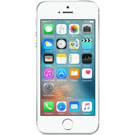 Смартфон Apple iPhone SE 128GB Silver (MP872RU/A)