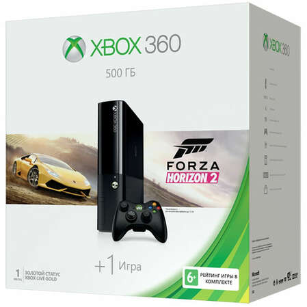 Игровая приставка Microsoft Xbox 360 E 500GB + Forza Horizon 2