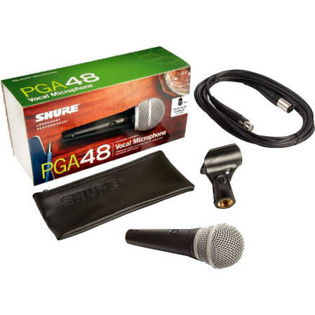 Микрофон  Shure PGA48-XLR-E