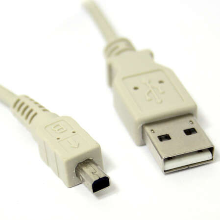 Кабель USB2.0 тип А(m)-miniB(4P) 1,8м.