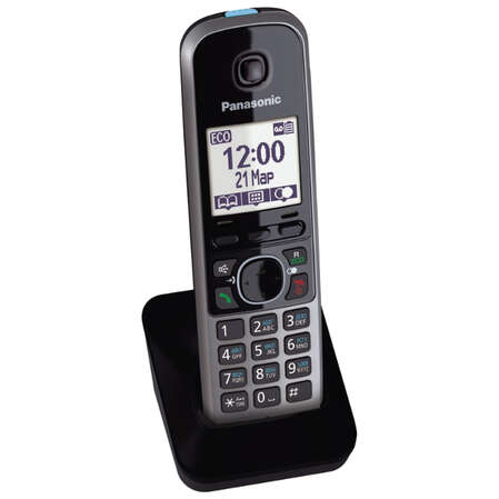 Дополнительная трубка Panasonic KX-TGA671RUВ черная к телефонам серии KX-TG67xx