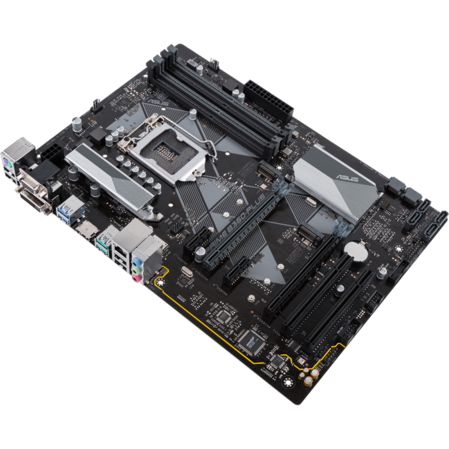 Материнская плата ASUS Prime B360-Plus/CSM B360 Socket-1151v2 4xDDR4, 6xSATA3, 2xM.2, 2xPCI-E16x, 4xUSB3.1, D-Sub, DVI-D, HDMI, Glan, ATX