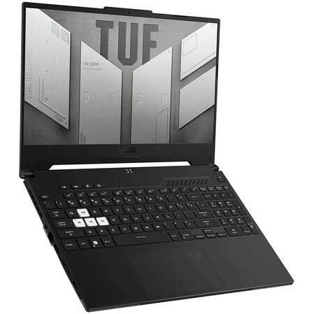 Ноутбук ASUS TUF Dash F15 FX517ZR-HQ008 Core i7 12650H/16Gb/512Gb SSD/NV RTX3070 8Gb/15.6" WQHD/DOS Off Black