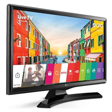Телевизор 24" LG 24MT49S-PZ (HD 1366x768, Smart TV, USB, HDMI, Wi-Fi ) черный