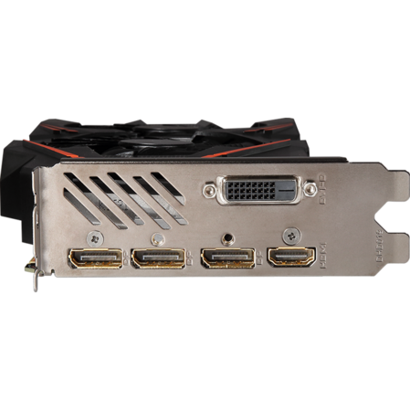 Видеокарта Gigabyte GeForce GTX 1070 8192Mb, GV-N1070WF2OC-8GD DVI, HDMI, 3xDP Ret