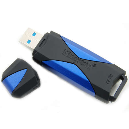 USB Flash накопитель 64GB Kingston DataTraveler HyperX (DTHX30/64GB) USB 3.0 Черно-синий