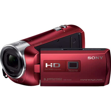 Sony HDR-PJ240E красный 