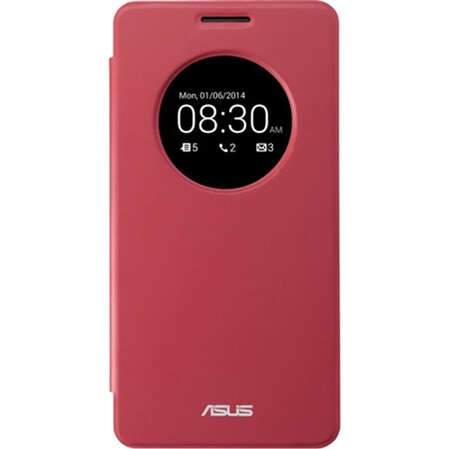Чехол для Asus ZenFone 6 A600 Asus View flip cover красный