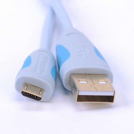 Кабель USB2.0 тип А(m)-microB(5P) 0.25м Vention (VAS-A04-S025)