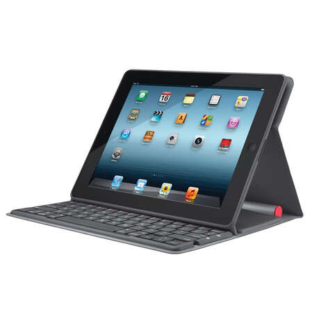 Клавиатура для iPad/iPad 2/The new iPad/iPad 4Gen Solar Keyboard Folio Black (920-003923) Logitech