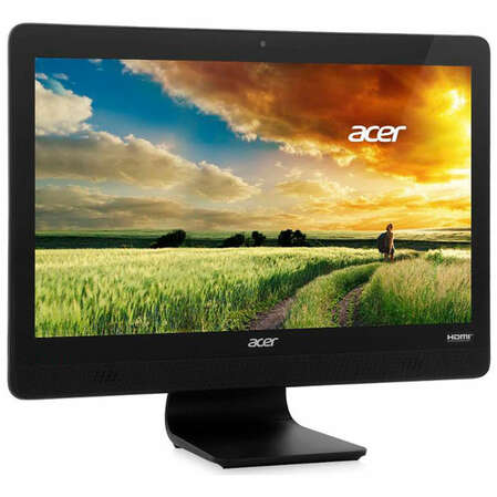 Моноблок Acer Aspire C20-720 19.5" HD+ Intel J3710/4Gb/500Gb/DVD/kb+m/DOS Black