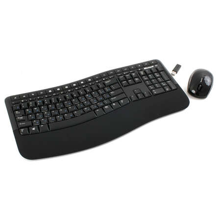 Клавиатура+мышь Microsoft Wireless Comfort Desktop 5000 Black USB CSD-00017