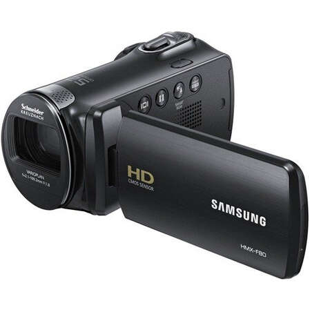 Samsung HMX-F80BP черный 1cmos 52x IS el 2.7" 720p SDHC     