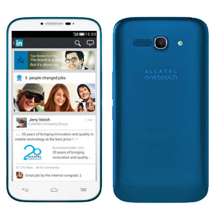 Смартфон Alcatel One Touch Pop S7 7045Y LTE Blue White 