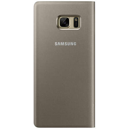 Чехол для Samsung N930 Galaxy Note 7 LED View Cover, золотистый