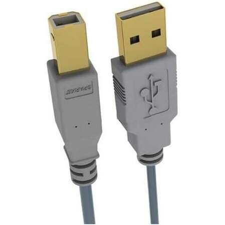 Кабель USB2.0 тип А(m)-B(m) 3.0м Belsis (BGL1191) (Gold Series) ферритовые фильтры