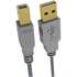 Кабель USB2.0 тип А(m)-B(m) 3.0м Belsis (BGL1191) (Gold Series) ферритовые фильтры