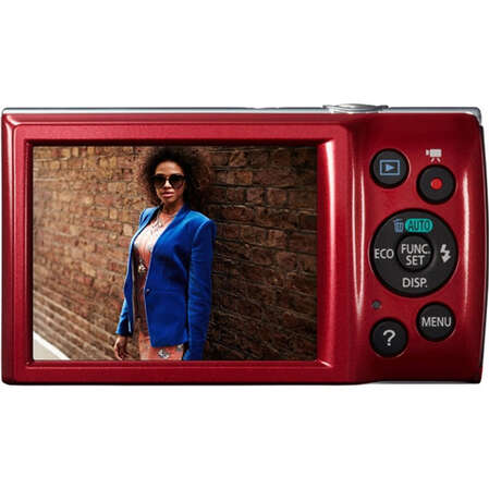 Компактная фотокамера Canon Digital Ixus 145 Red