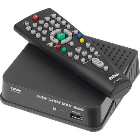 Ресивер BBK SMP017HDT2 темно-серый DVB-T2