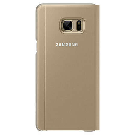 Чехол для Samsung N930 Galaxy Note 7 S View Cover, золотистый