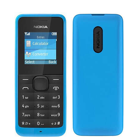 Мобильный телефон Nokia 105 Dual Sim Cyan