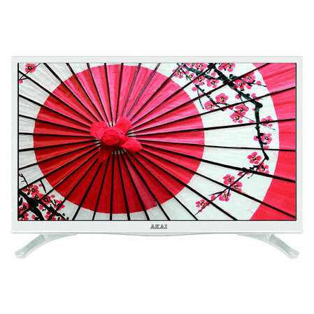 Телевизор 28" Akai LEA-28U62W (HD 1366x768, USB, HDMI) белый