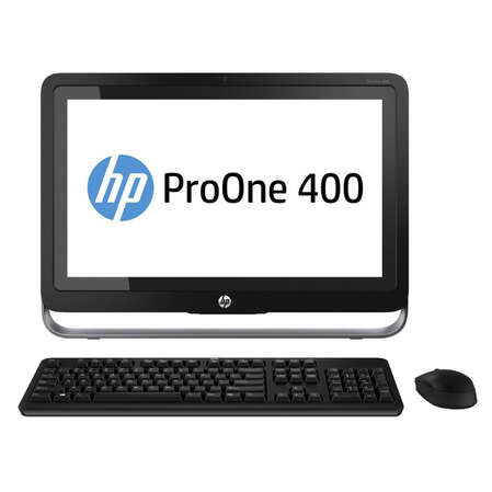 Моноблок HP ProOne 400 AIO 21.5" HD i5 4570T/4Gb/500Gb/8Gb SSD/DVD-RW/WiFi/BT/Kb+m/touch/Win8.1Pro