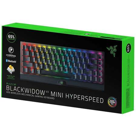 Клавиатура Razer BlackWidow V3 Mini HyperSpeed (Yellow Switch) Black