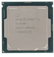 Процессор Intel Core i5-8400, 2.8ГГц, (Turbo 4ГГц), 6-ядерный, L3 9МБ, LGA1151v2, OEM