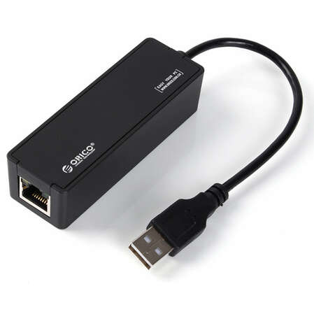 Адаптер USB2.0 - RJ45 (1Gbps) Orico UTL-U2 черный
