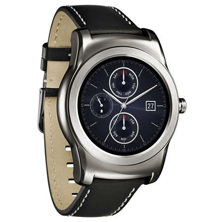 Умные часы LG W150 Watch Urbane, серебристый