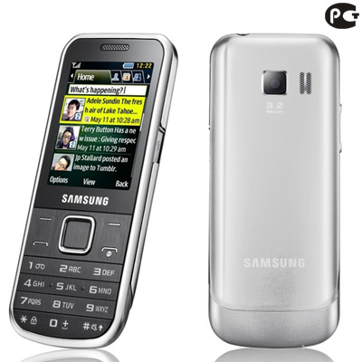 Смартфон Samsung C3530 White silver