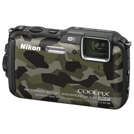 Компактная фотокамера Nikon Coolpix AW120 Camouflage
