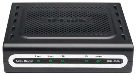 Проводной ADSL маршрутизатор D-Link DSL-2500U