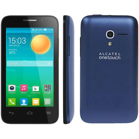 Смартфон Alcatel One Touch 4035D Pop D3 Black Fashion Blue