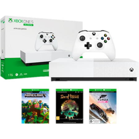 Игровая приставка Microsoft Xbox One S 1Tb All Digital