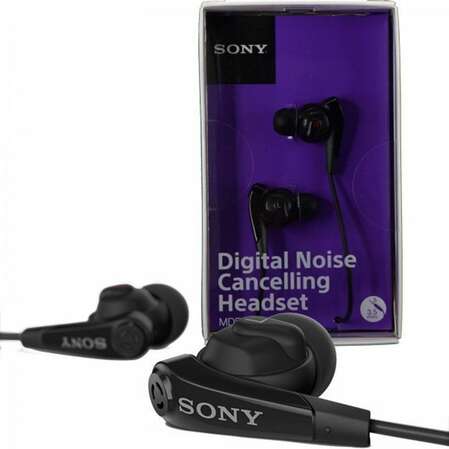 Гарнитура Sony MDR-NC31EM, цифровое шумоподавление, Black
