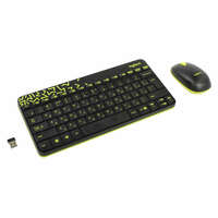 Клавиатура+мышь Logitech Wireless Combo MK240 Black/Yellow