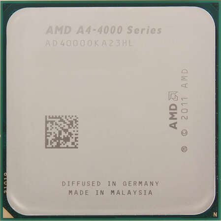 Процессор AMD A4-4000, 3ГГц, Сокет FM2, OEM, AD4000OKA23HL