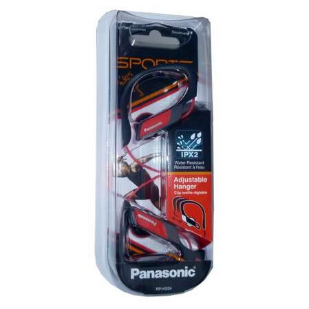 Наушники Panasonic RP-HS34E-R красные