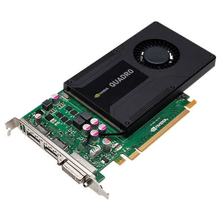 Видеокарта PNY nVidia Quadro K2000 (VCQK2000-PB) 2048Mb 2xDP, DVI PCIEx16