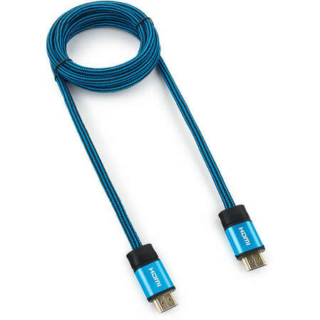 Кабель HDMI-HDMI v1.4 1.8м Cablexpert (CC-G-HDMI01-1.8M) нейлоновая оплетка, Синий