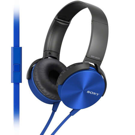 Гарнитура Sony MDR-XB450AP Blue