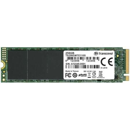 Внутренний SSD-накопитель 256Gb Transcend TS256GMTE110S MTE110S M.2 2280 PCI-E 3.0 x4