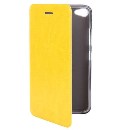 Чехол для Lenovo IdeaPhone S60 Skinbox Lux, желтый