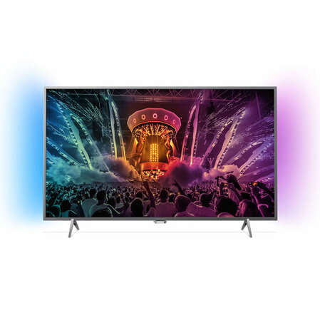 Телевизор 49" Philips 49PUS6401/60 (4K UHD 3840x2160, Smart TV, USB, HDMI, Wi-Fi) серый