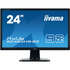 Монитор 24" Iiyama ProLite B2483HS-B3 VA LED 1920x1080 1ms VGA HDMI DisplayPort  