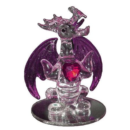 Сувенир "Дракончик" DG01, пурпурный